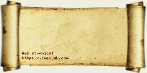 Anastasija Nedić vizit kartica